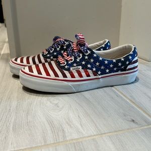 American flag vans